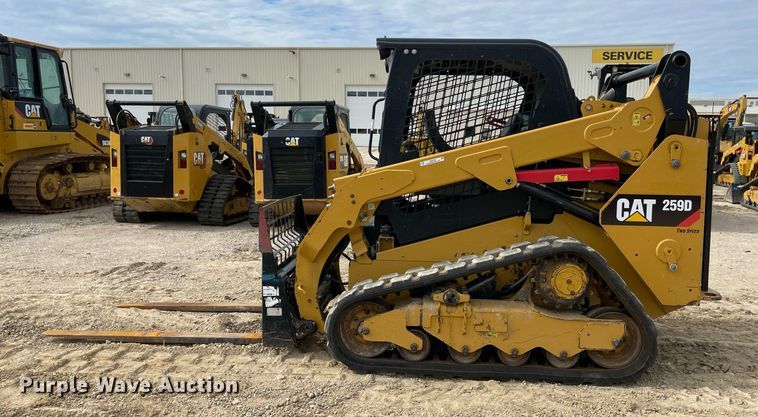 image for item NA9706 2019 Caterpillar  259D tracked skid steer loader
