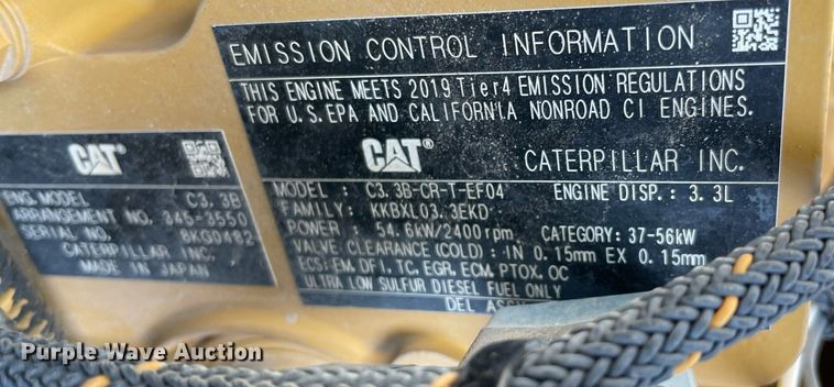 image for item NA9706 2019 Caterpillar  259D tracked skid steer loader