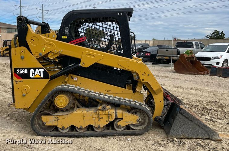image for item NA9707 2019 Caterpillar 259D  skid steer loader