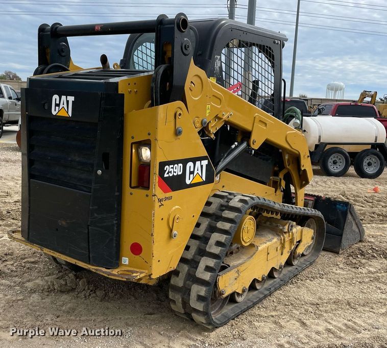 image for item NA9707 2019 Caterpillar 259D  skid steer loader