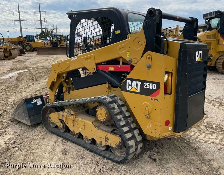 image for item NA9707 2019 Caterpillar 259D  skid steer loader