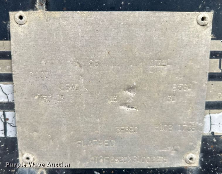 image for item NL9097 1995 Titan  equipment trailer