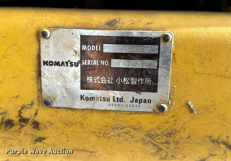 image for item NM9034 2004 Komatsu PC120-6E0  excavator