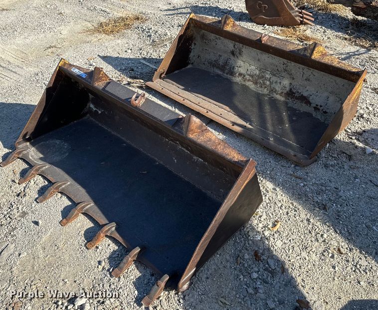 image for item NM9037 (2) Skid steer buckets