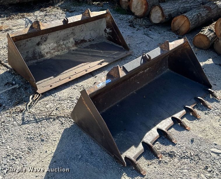image for item NM9037 (2) Skid steer buckets