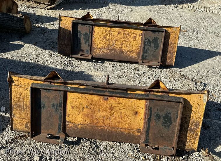 image for item NM9037 (2) Skid steer buckets