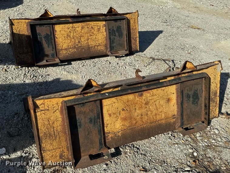 image for item NM9037 (2) Skid steer buckets