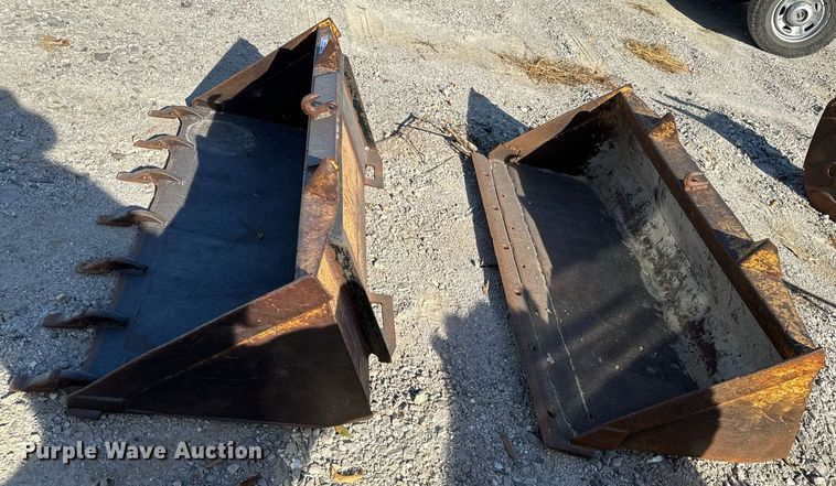 image for item NM9037 (2) Skid steer buckets