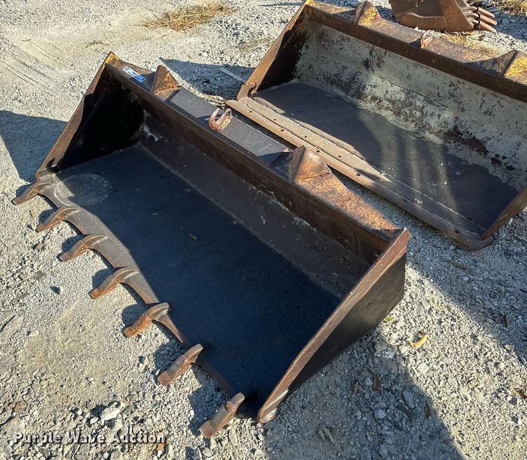 image for item NM9037 (2) Skid steer buckets