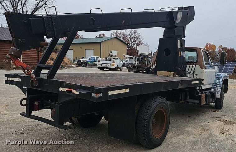 image for item NP9124 1986 Ford B7000  crane truck