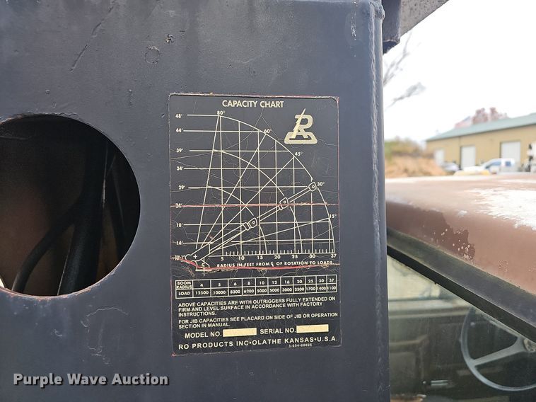 image for item NP9124 1986 Ford B7000  crane truck