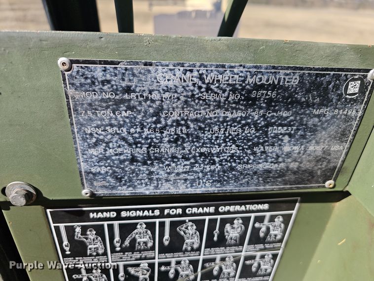 image for item NP9136 Loraine LRT-110  crane