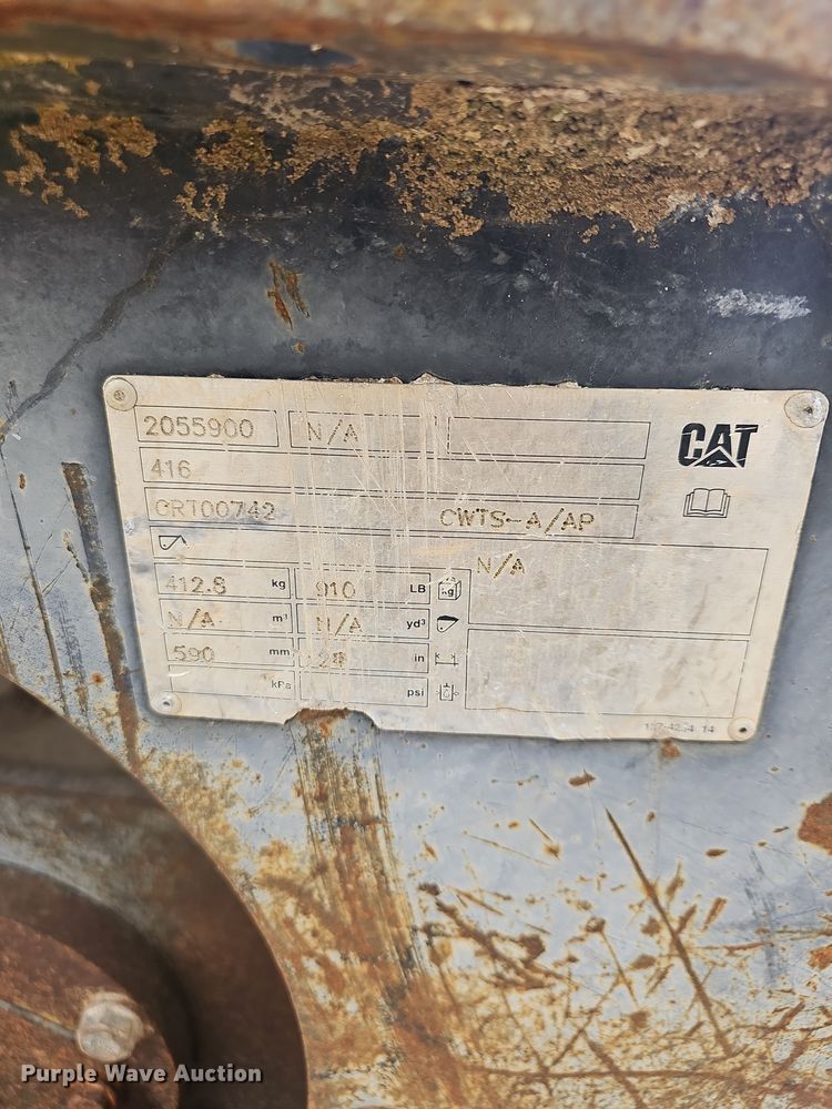 image for item NP9187 Caterpillar 416  plate compactor