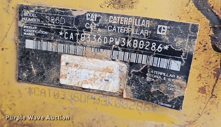 image for item NP9189 2014 Caterpillar 336D  excavator