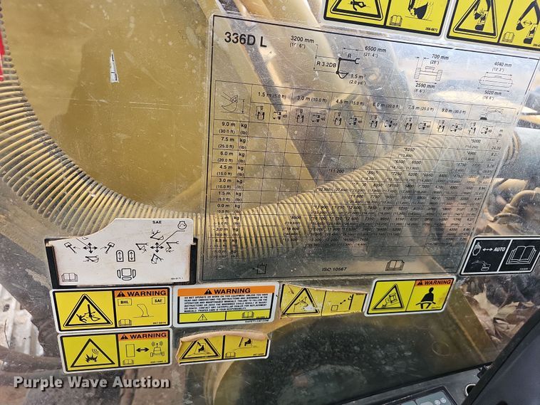 image for item NP9189 2014 Caterpillar 336D  excavator