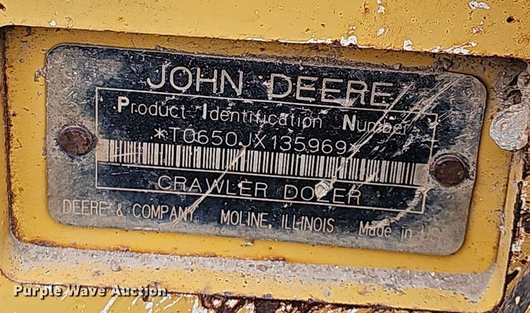 image for item NP9191 2007 John Deere 650J  dozer