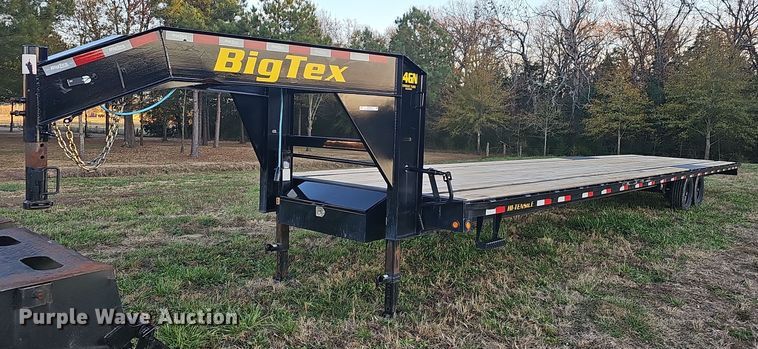 image for item NP9233 2023 Big Tex 14GN 40  equipment trailer