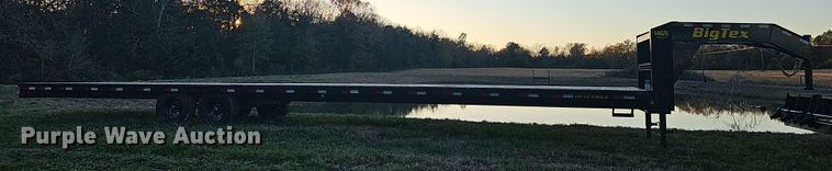 image for item NP9233 2023 Big Tex 14GN 40  equipment trailer