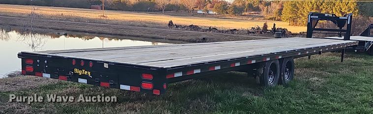 image for item NP9233 2023 Big Tex 14GN 40  equipment trailer