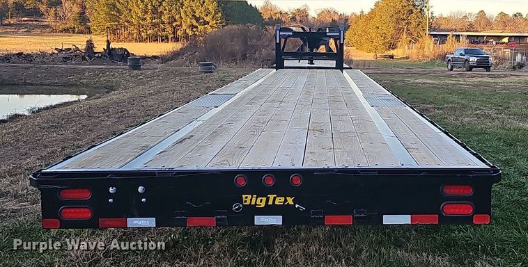image for item NP9233 2023 Big Tex 14GN 40  equipment trailer