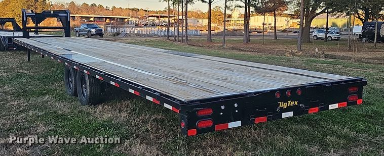 image for item NP9233 2023 Big Tex 14GN 40  equipment trailer