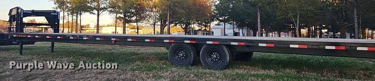 image for item NP9233 2023 Big Tex 14GN 40  equipment trailer