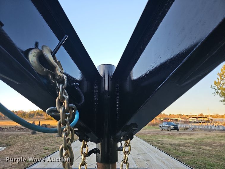 image for item NP9233 2023 Big Tex 14GN 40  equipment trailer