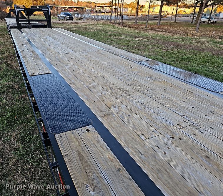 image for item NP9233 2023 Big Tex 14GN 40  equipment trailer