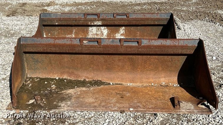 image for item NR9326 (2) Bobcat 79" W skid steer buckets
