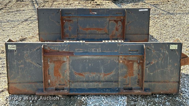 image for item NR9326 (2) Bobcat 79" W skid steer buckets