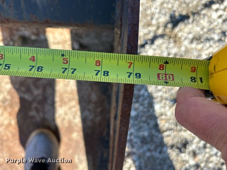 image for item NR9326 (2) Bobcat 79" W skid steer buckets