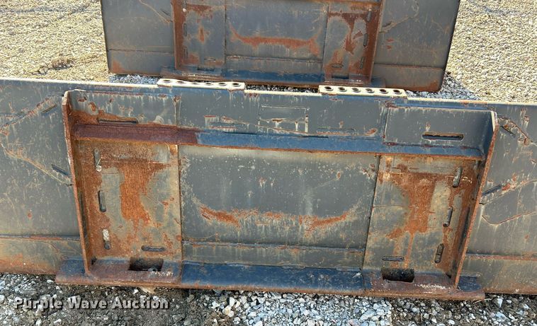 image for item NR9326 (2) Bobcat 79" W skid steer buckets