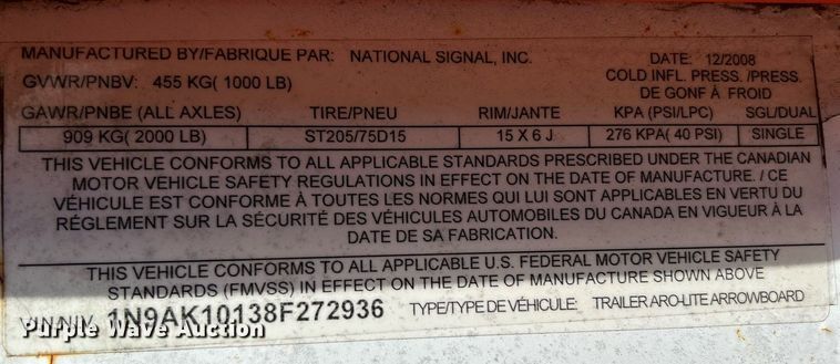 image for item NR9330 (4) road safety board trailers