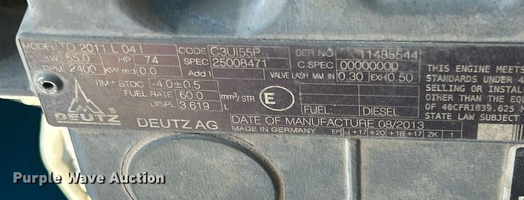 image for item NR9357 2014 Genie Z-80/60  boom lift