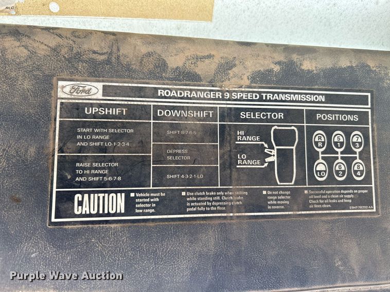 image for item NR9418 1991 Ford L8000  water truck