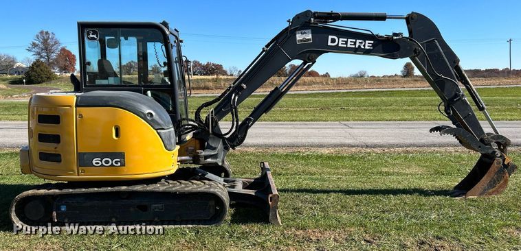 image for item NR9431 2015 John Deere 60G  mini excavator