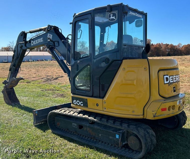 image for item NR9431 2015 John Deere 60G  mini excavator