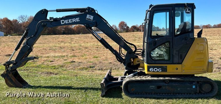 image for item NR9431 2015 John Deere 60G  mini excavator