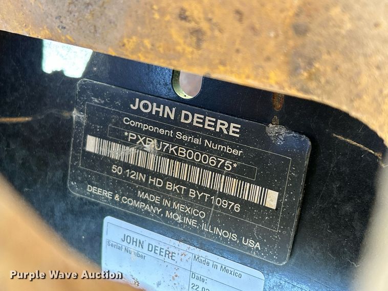image for item NR9431 2015 John Deere 60G  mini excavator