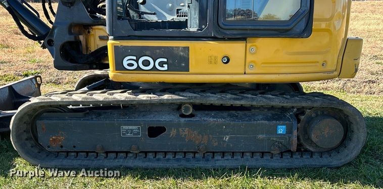 image for item NR9431 2015 John Deere 60G  mini excavator