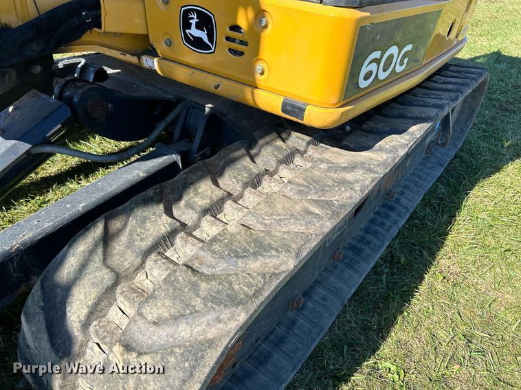 image for item NR9431 2015 John Deere 60G  mini excavator