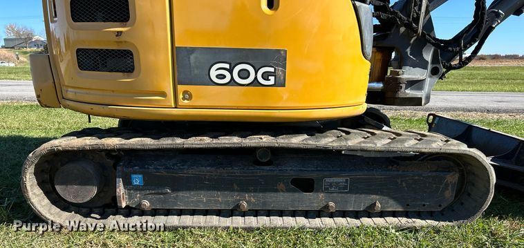 image for item NR9431 2015 John Deere 60G  mini excavator