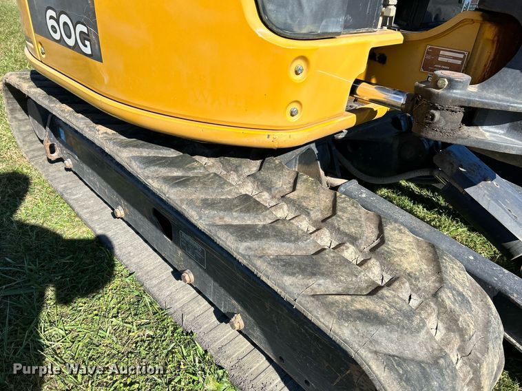 image for item NR9431 2015 John Deere 60G  mini excavator