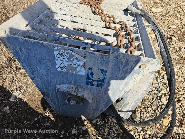 image for item NX9625 Wolverine  skid steer concrete mixer