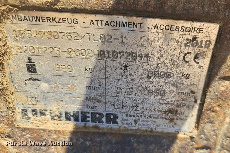 image for item NZ9047 2018 Liebherr R 914 Compact Litronic  excavator