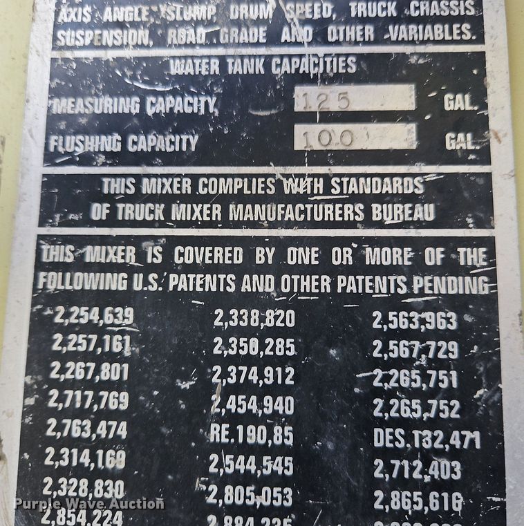 image for item NZ9051 1995 Ford L9000  ready mix truck