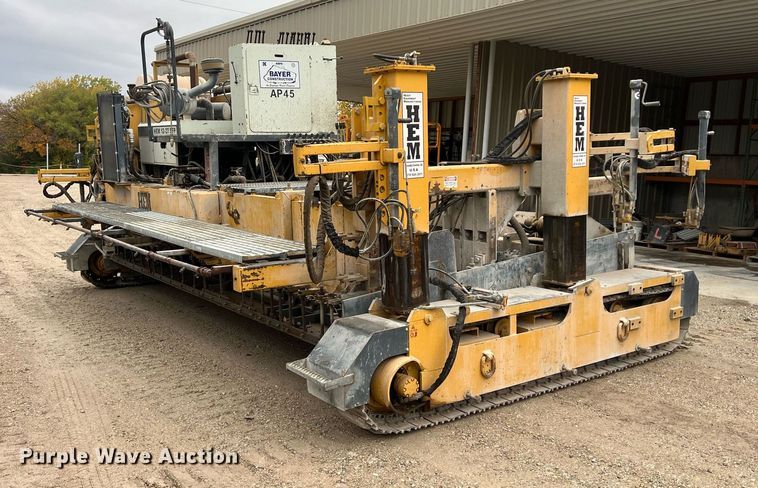 image for item OA9052 1993 HEM 12-27  slipform paver