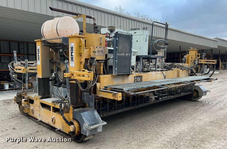 image for item OA9052 1993 HEM 12-27  slipform paver