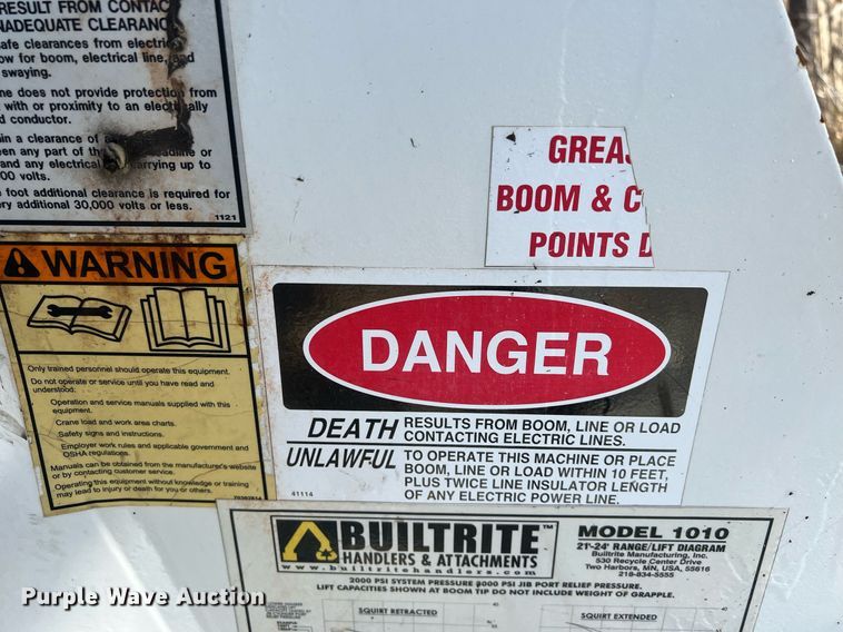 image for item OA9161 Builtrite 24200070  truck mounted crane