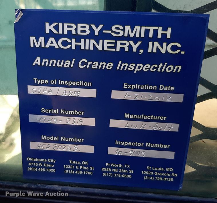 image for item OA9176 1989 Link Belt HSP-8028S  crane